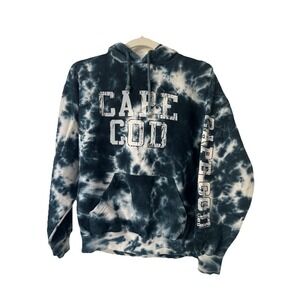 Exist Cape Cod MA Gray Tie Dye Hoodie Sweatshirt  Adult Small